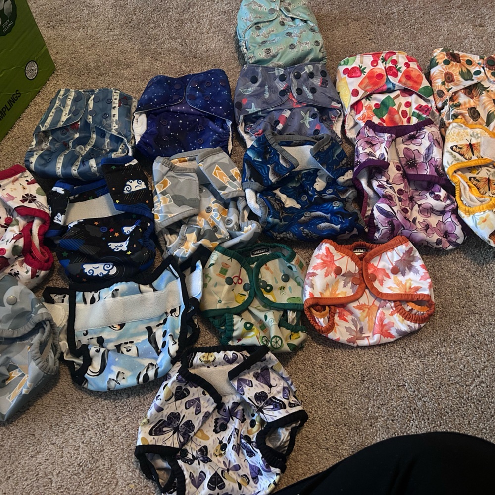Thirsties and Lalaebye Baby Cloth Diapers